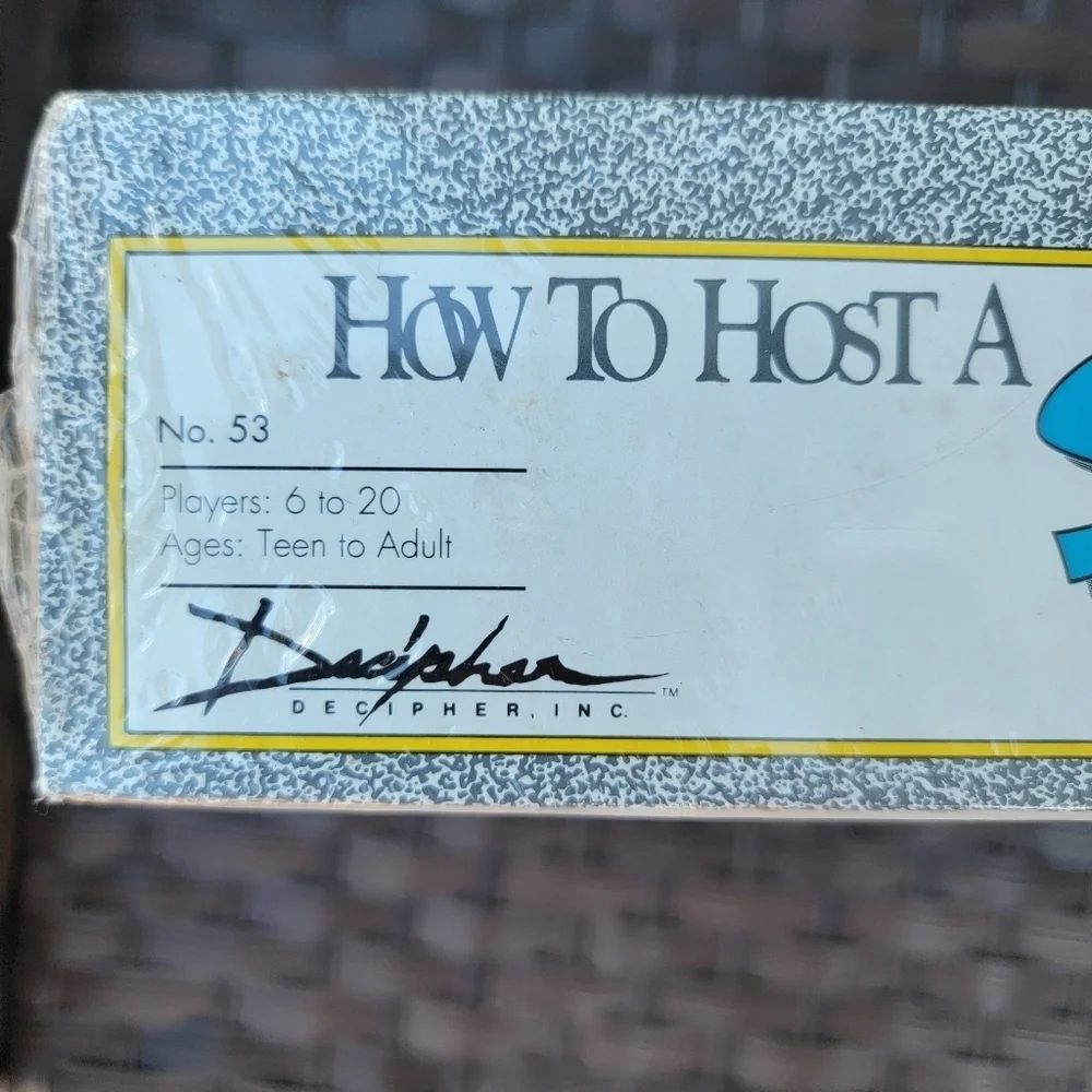 How to Host a Scavenger Hunt (1990) - Traveler Safari Theme New Sealed In Box